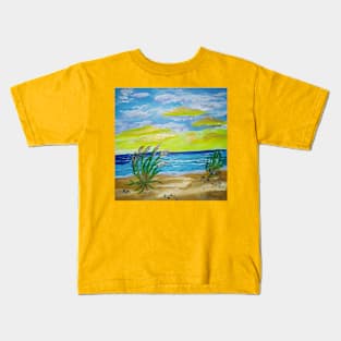 Sunny Day at the beach Kids T-Shirt